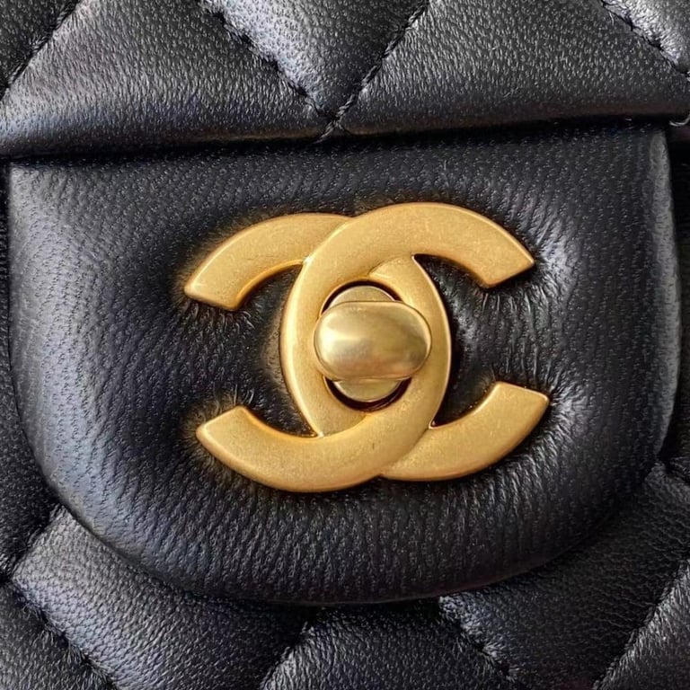 Chanel Mini Flap Bag With Top Handle Black 20Cm As2431, Designer Handbags, Women’s Purse, luxury bags, Chanel bags - Image 7
