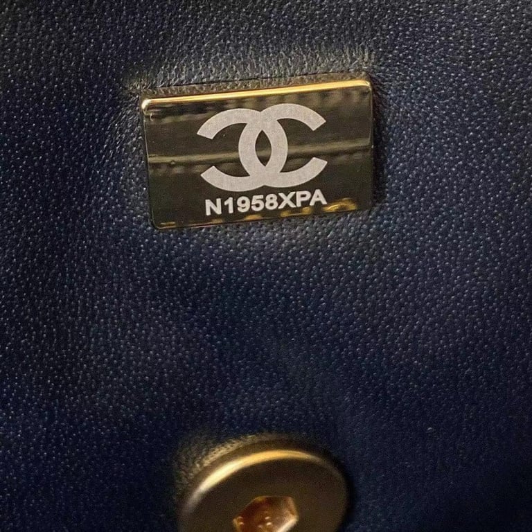 Chanel Mini Flap Bag With Top Handle Black 20Cm As2431, Designer Handbags, Women’s Purse, luxury bags, Chanel bags - Image 8