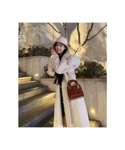 Alternative view of Christian Dior Mini Lady Dior Bag Burgundy Patent Cannage Calfskin, Designer Handbags, Womens Purse, luxury bags