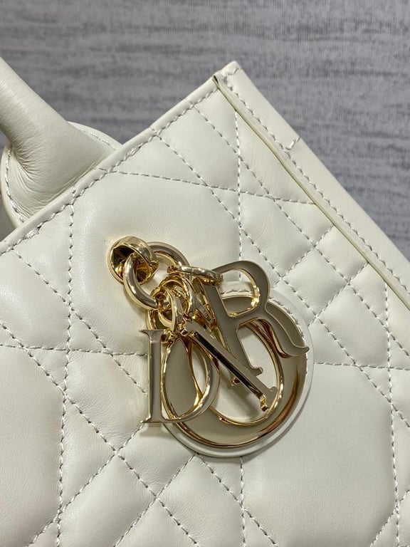 Christian Dior Small Book Tote Latte Macrocannage Calfskin 26cm, Designer Handbags, Womens Purse, luxury bags - Image 2