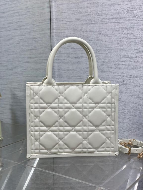 Christian Dior Small Book Tote Latte Macrocannage Calfskin 26cm, Designer Handbags, Womens Purse, luxury bags - Image 5