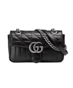 Gucci GG Marmont Mini Shoulder Bag Black