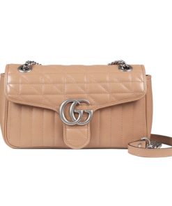 Gucci GG Marmont Small Shoulder Bag Beige
