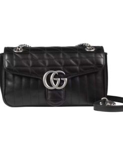 Gucci GG Marmont Small Shoulder Bag Black