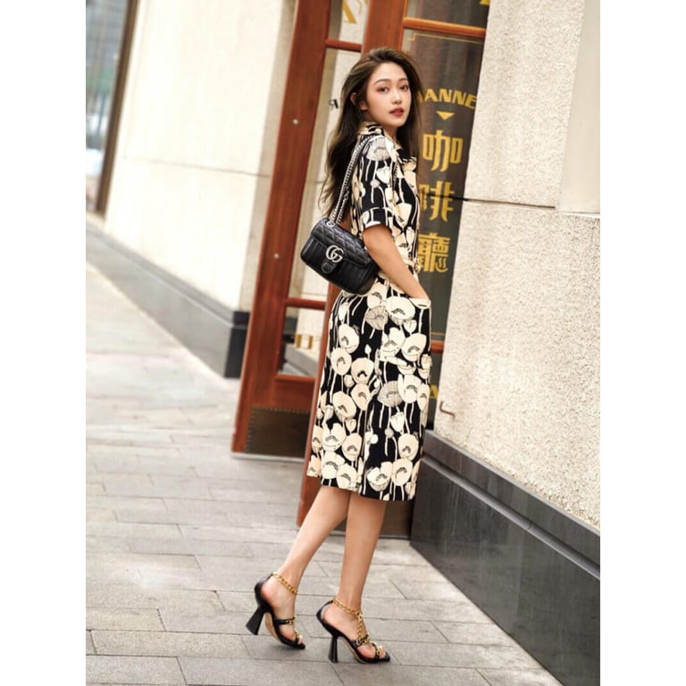 Gucci GG Marmont Small Shoulder Bag Black - Image 3