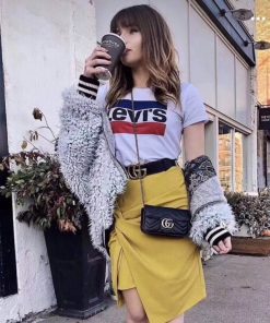 Alternative view of Gucci GG Marmont Matelasse Chevron Leather Super Mini Bag Black