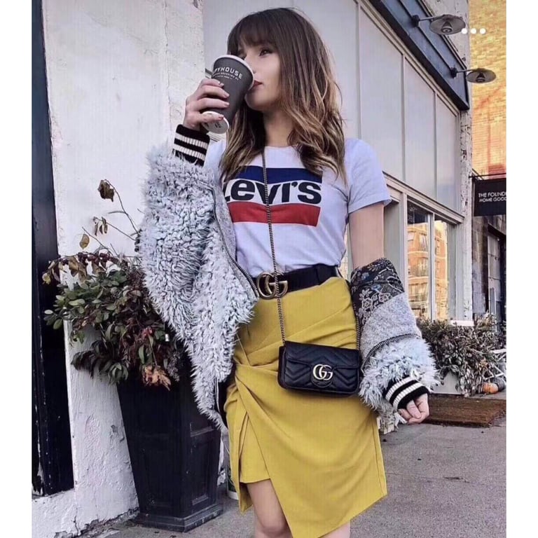 Gucci GG Marmont Matelasse Chevron Leather Super Mini Bag Black - Image 2