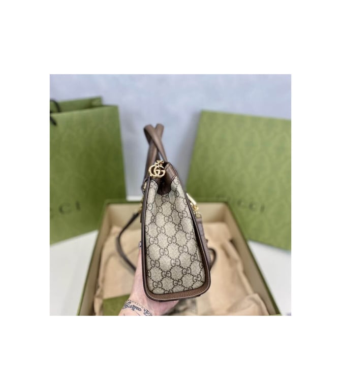 Gucci Ophidia GG Supreme Small Top Handle Tote Bag 24cm/9.4in - Image 10