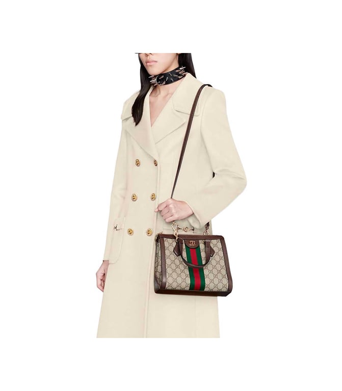 Gucci Ophidia GG Supreme Small Top Handle Tote Bag 24cm/9.4in - Image 2