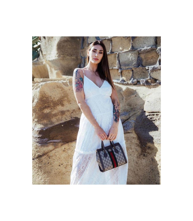 Gucci Ophidia GG Supreme Small Top Handle Tote Bag 24cm/9.4in - Image 4