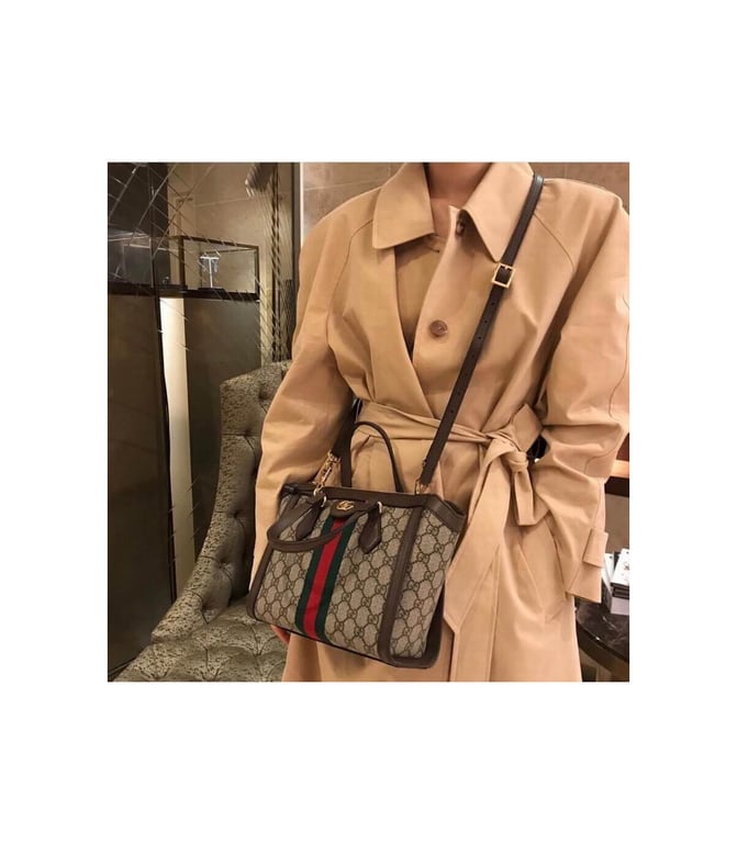 Gucci Ophidia GG Supreme Small Top Handle Tote Bag 24cm/9.4in - Image 5