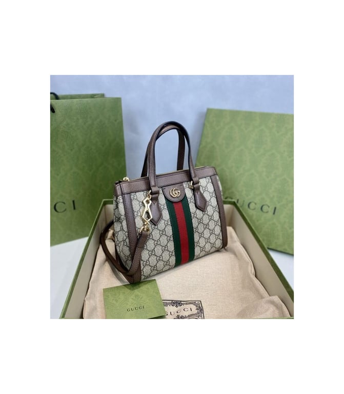 Gucci Ophidia GG Supreme Small Top Handle Tote Bag 24cm/9.4in - Image 7