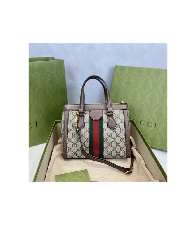 Gucci Ophidia GG Supreme Small Top Handle Tote Bag 24cm/9.4in - Image 8