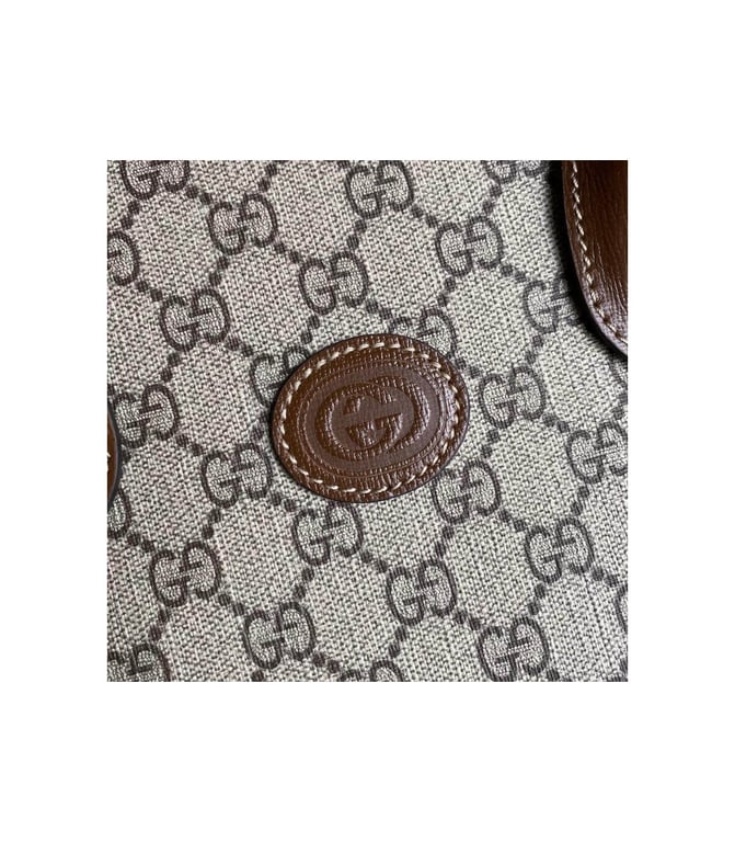 Gucci Tote Bag Small GG Supreme Marrone 31cm - Image 7