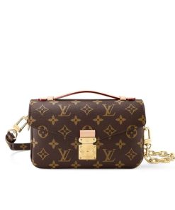 Louis Vuitton Pochette Mtis East West M46279 21.6cm/ 8.5in, Designer Handbags, Womens Purse, luxury bags