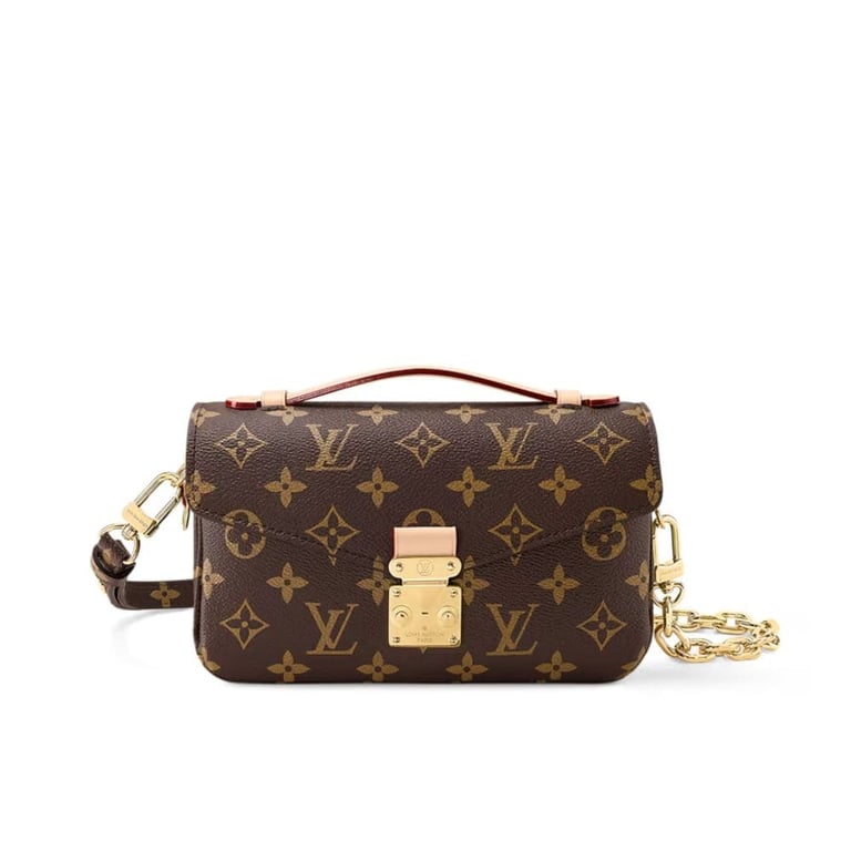 Louis Vuitton Pochette Mtis East West M46279 21.6cm/ 8.5in, Designer Handbags, Womens Purse, luxury bags
