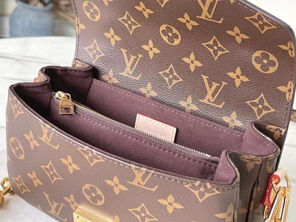 Louis Vuitton Pochette Mtis East West M46279 21.6cm/ 8.5in, Designer Handbags, Womens Purse, luxury bags - Image 11