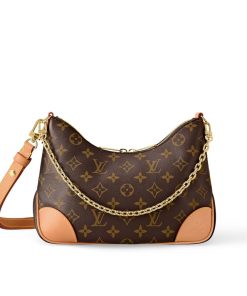 Louis Vuitton Lv Boulogne Monogram Canvas Beige M45832 29cm/ 11.8in, Designer Handbags, Womens Purse, luxury bags