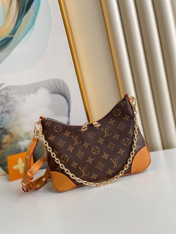 Louis Vuitton Lv Boulogne Monogram Canvas Beige M45832 29cm/ 11.8in, Designer Handbags, Womens Purse, luxury bags - Image 5