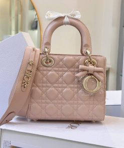 Alternative view of Christian Dior Mini Lady Dior Bag Pink Cannage Lambskin, Designer Handbags, Womens Purse,  luxury bags