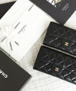 Alternative view of Premium Noir Grained Quilted Flap Wallet