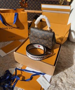 Alternative view of Mirror Image Edition Monogram Top-Handle Satchel Bag - Heritage Brown