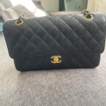 Timeless Diamond Quilted Double Flap Bag - Size 25 (Premium Caviar) photo review