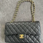 Timeless Diamond Quilted Double Flap Bag - Size 25 (Premium Caviar) photo review