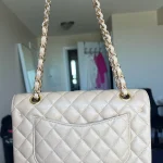 Timeless Diamond Quilted Double Flap Bag - Size 25 (Premium Caviar) photo review