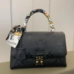 Monogram Embossed Top Handle Flap Bag - Size 24 (Premium Leather) photo review