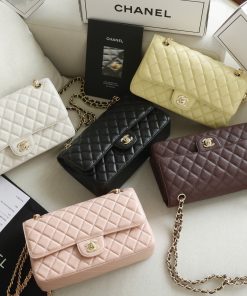 Timeless Diamond Quilted Double Flap Bag - Size 25 (Premium Caviar)